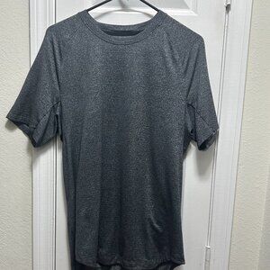 Lululemon Drysense Short Sleeve Shirt | Men's Medium M | Black/Rhino Grey
